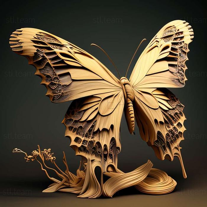 3D модель Papilio constantinus (STL)